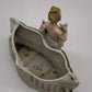 83293 Cache-pot statuina dama in porcellana Biscuit