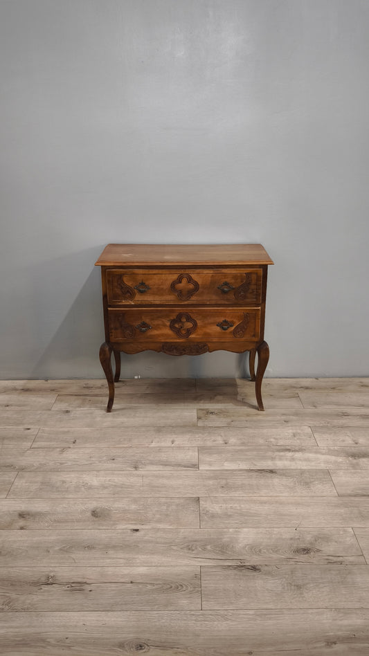84156 Mobile in legno con due cassetti