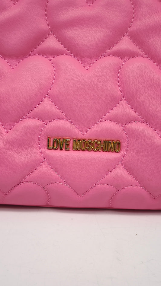 81070 Borsa pochette Love Moschino rosa