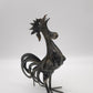84396 Statua gallo in ferro lavorato
