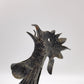 84396 Statua gallo in ferro lavorato