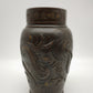 84593 Antico vaso in bronzo lavorato con drago