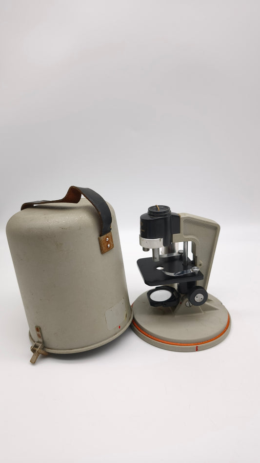 84292 Microscopio vintage Meopta con custodia