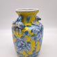 84297 Vaso in ceramica orientale con decorazione a motivo floreale