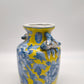 84297 Vaso in ceramica orientale con decorazione a motivo floreale