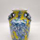 84297 Vaso in ceramica orientale con decorazione a motivo floreale