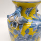 84297 Vaso in ceramica orientale con decorazione a motivo floreale