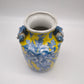84297 Vaso in ceramica orientale con decorazione a motivo floreale