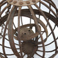 84522 Lampada navale giroscopica vintage in ghisa