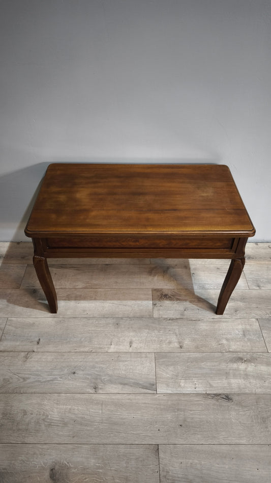 84572 Tavolo da salotto in legno con cassetto frontale
