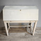 84621 Secretaire bianco in legno