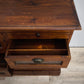 84619 Cassettiera bassa in legno con sei cassetti