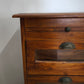 84619 Cassettiera bassa in legno con sei cassetti