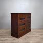 84619 Cassettiera bassa in legno con sei cassetti