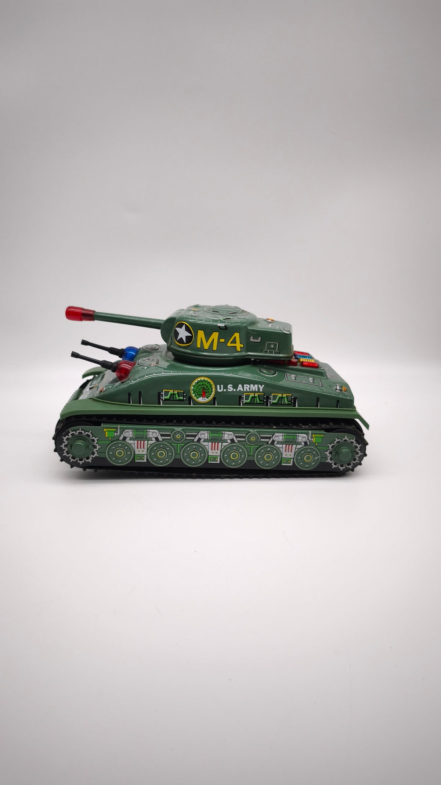 82991 Carro armato vintage in latta M4 Combat Tank KI2001
