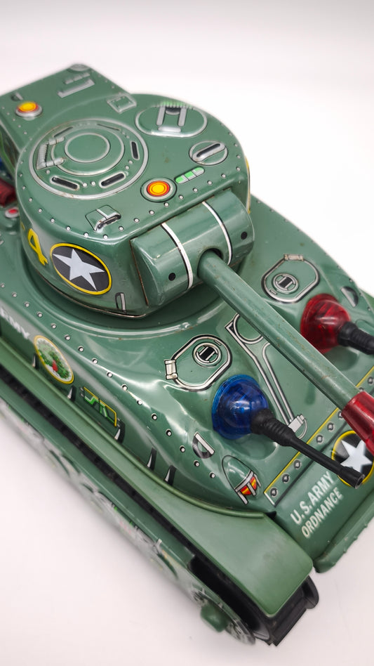 82991 Carro armato vintage in latta M4 Combat Tank KI2001