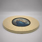 84148 Quadro ovale vintage Madonna con bambino