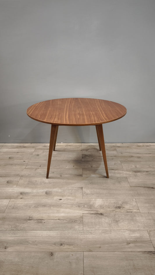 84700 Tavolo vintage con piano rotondo