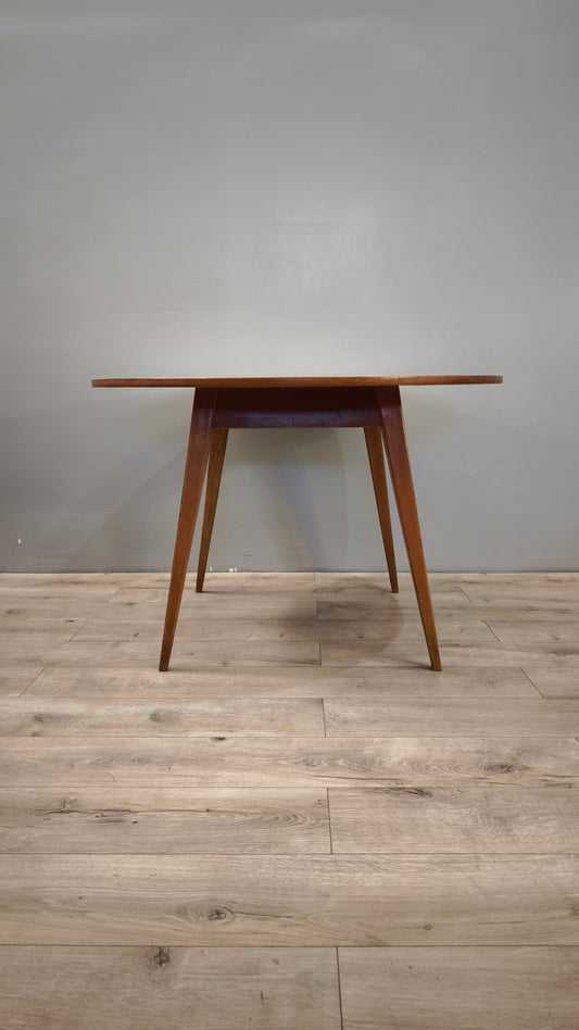 84700 Tavolo vintage con piano rotondo