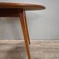 84700 Tavolo vintage con piano rotondo