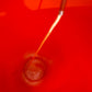 84584 Piantana vintage anni '70 color arancio