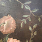 84741 Quadro dipinto con fiori e cornice in legno dorato lavorato