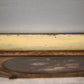 84741 Quadro dipinto con fiori e cornice in legno dorato lavorato