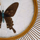 84682 Piatto decorativo in vimini con farfalla