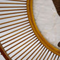 84682 Piatto decorativo in vimini con farfalla