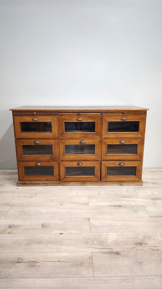 84844 Servante in legno massello di teak con cassetti e tiretti