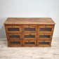 84844 Servante in legno massello di teak con cassetti e tiretti
