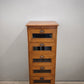 84847 Cassettiera verticale in legno massello di teak
