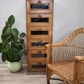 84847 Cassettiera verticale in legno massello di teak