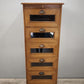 84847 Cassettiera verticale in legno massello di teak