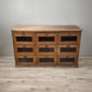 84844-2 Servante in legno massello di teak con cassetti e tiretti