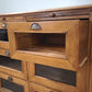 84844-2 Servante in legno massello di teak con cassetti e tiretti