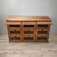 84844-2 Servante in legno massello di teak con cassetti e tiretti