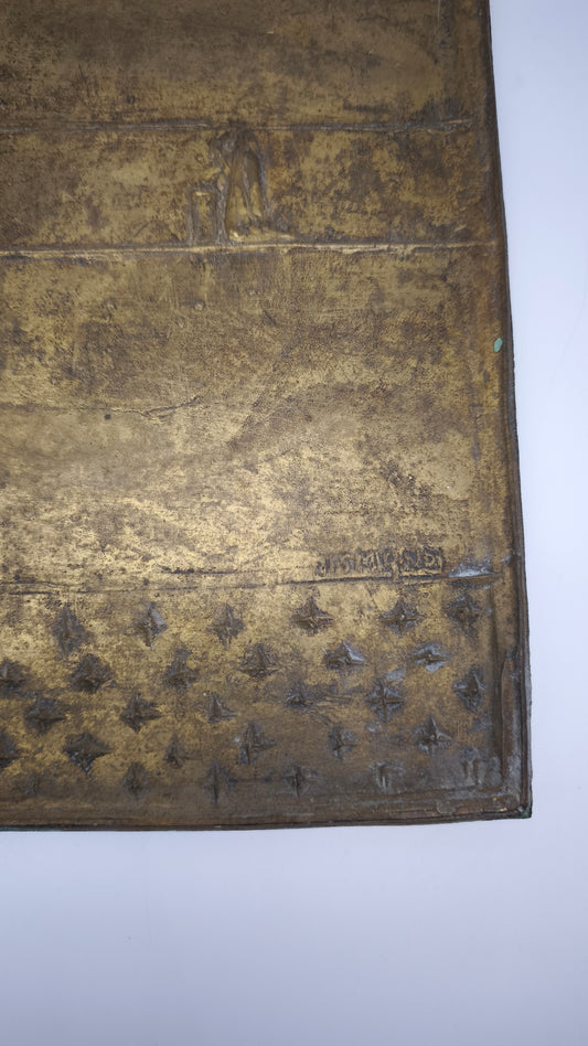 84861-2 Bassorilievo in bronzo di Tommaso Gismondi