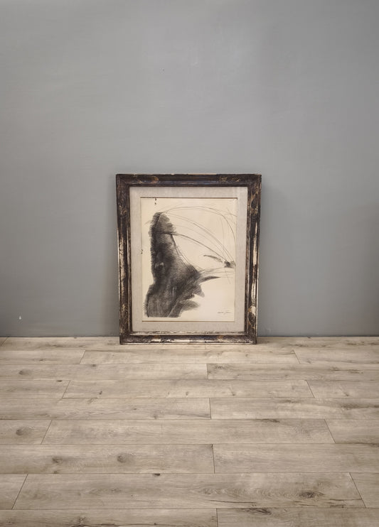 85047 Quadro Litografia Emilio Greco, 'Ritratto Dante'