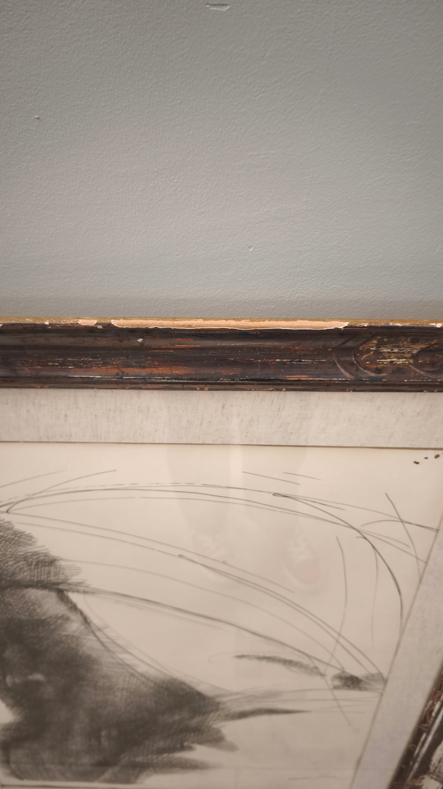 85047 Quadro Litografia Emilio Greco, 'Ritratto Dante'