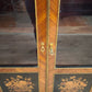 85167 Vetrina in legno con intarsi