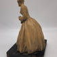 85230 Dama in ceramica su base in legno firmata Tornati