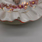 85231 Scatola in ceramica con statuina dama (rossa), G. Girardi, anni '50