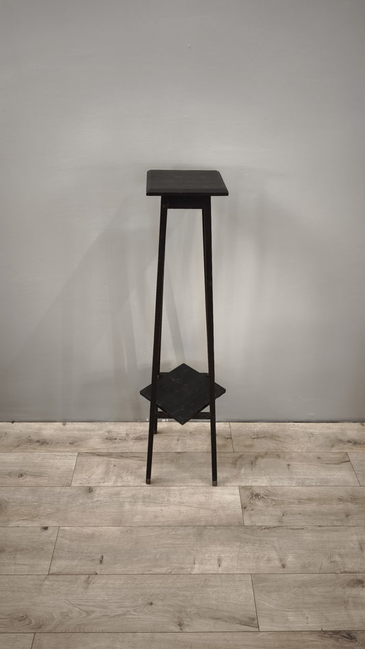 85295 Alzata in legno dipinta nera