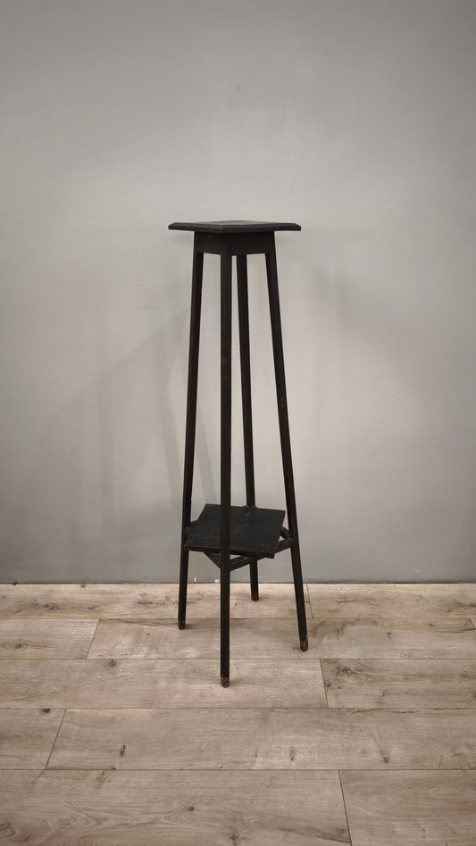 85295 Alzata in legno dipinta nera