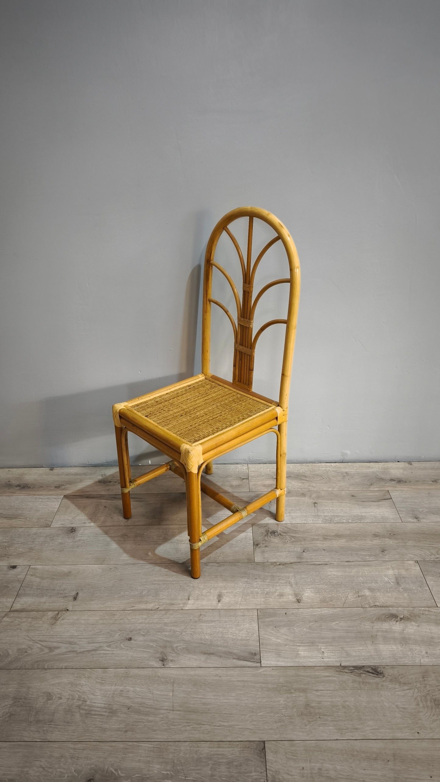 85480 Set n 4 sedie in bambù