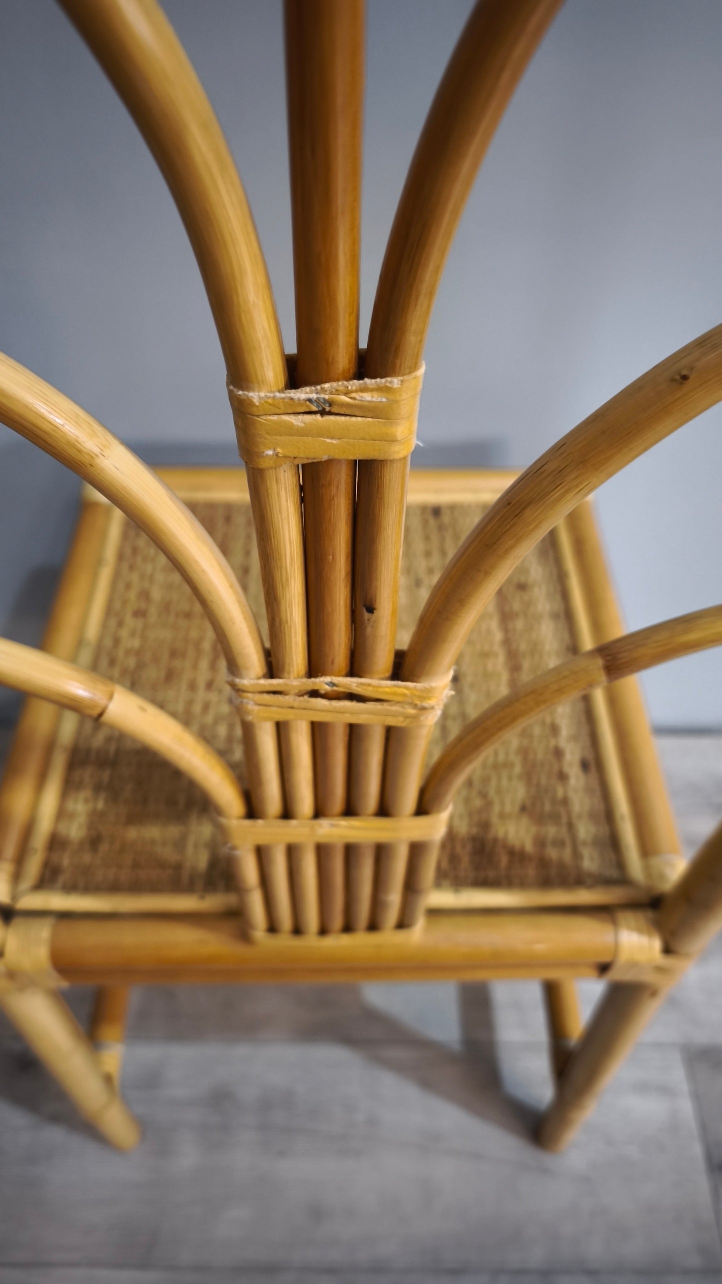 85480 Set n 4 sedie in bambù