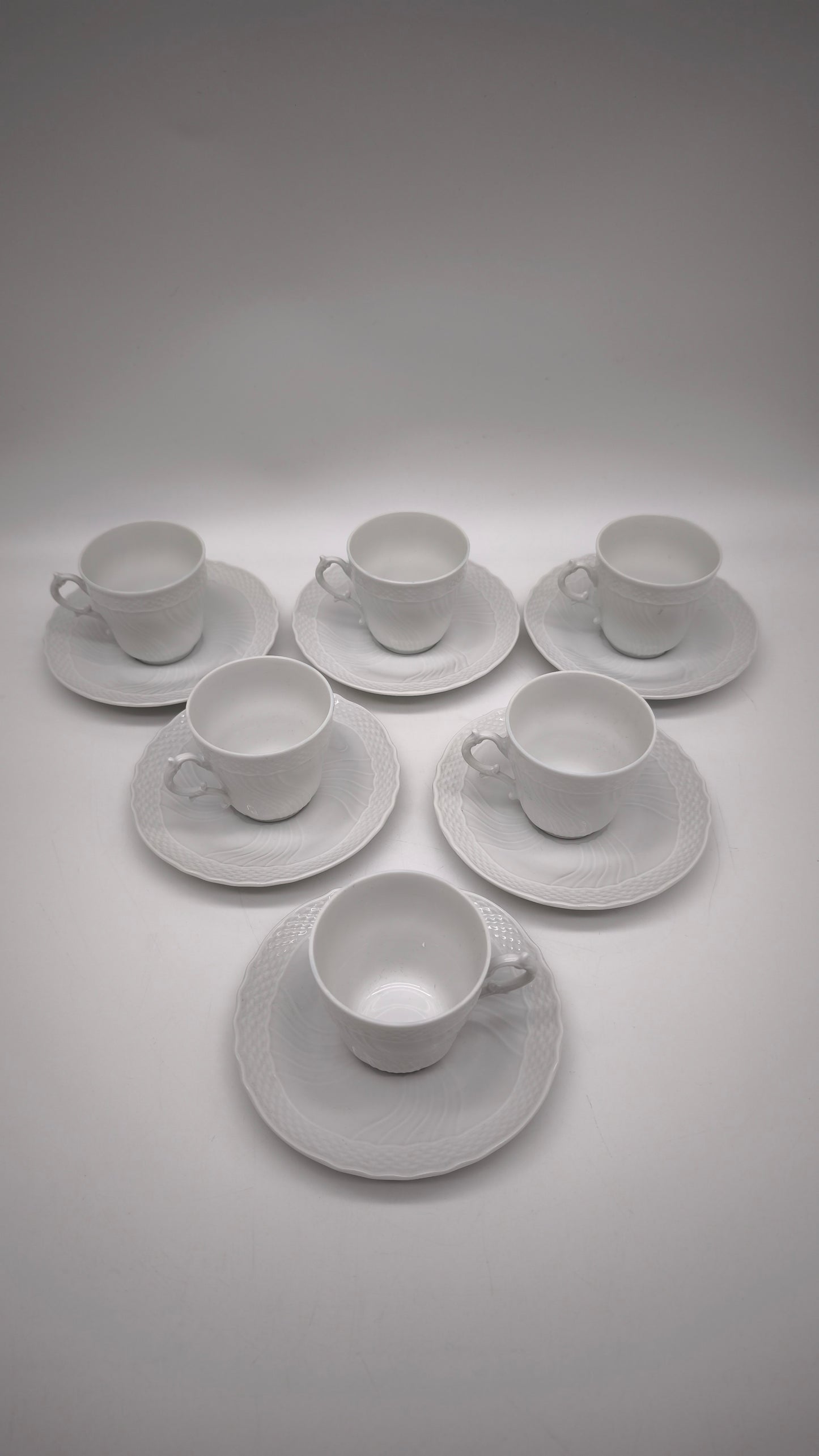 85516 Servizio da caffè per 6 persone vecchio Ginori manifattura di doccia