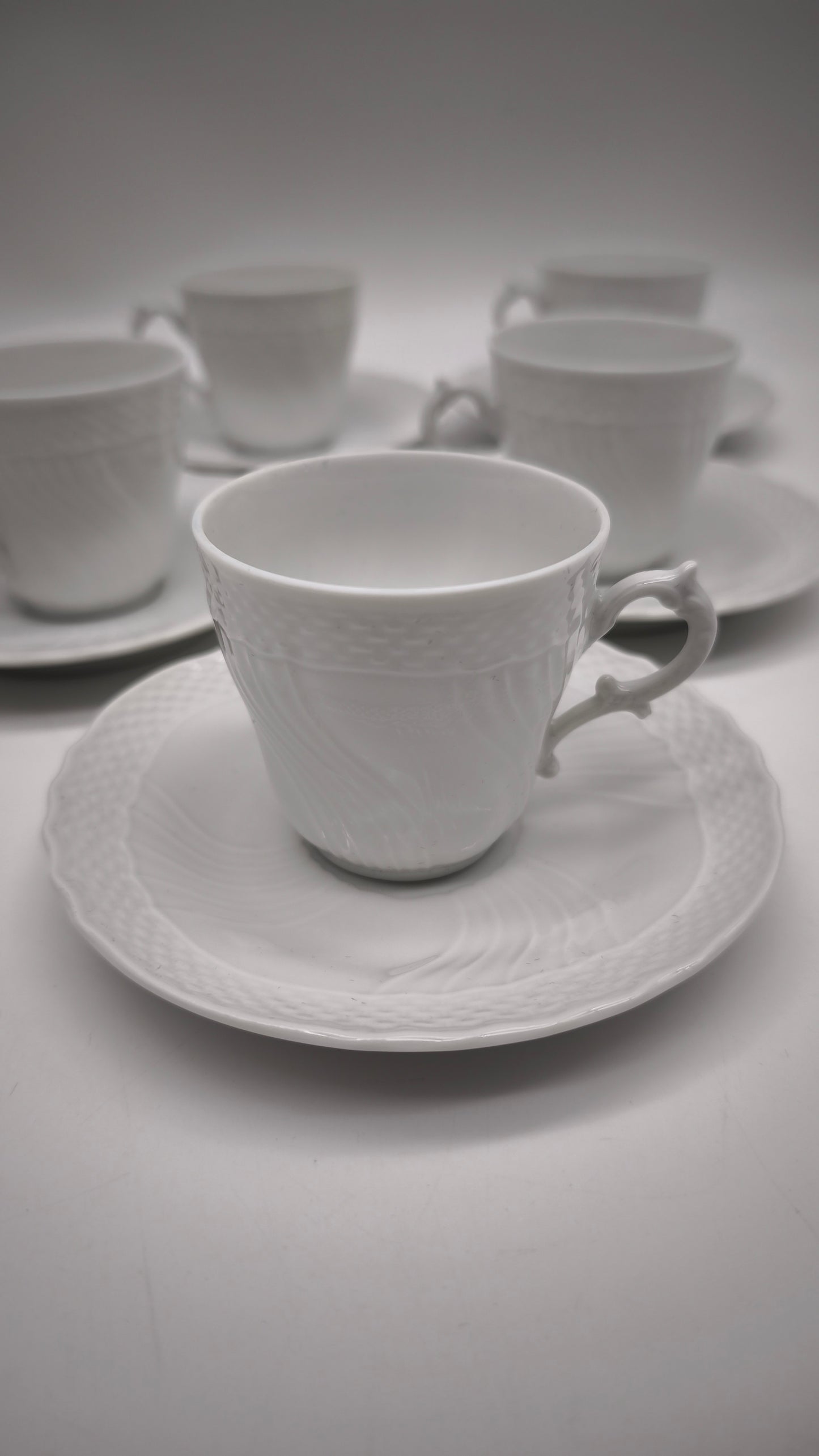 85516 Servizio da caffè per 6 persone vecchio Ginori manifattura di doccia