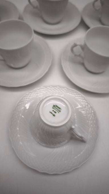 85516 Servizio da caffè per 6 persone vecchio Ginori manifattura di doccia